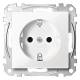 Merten MEG2400-0319 Socket outlet BRS, SK polarwhite System M
