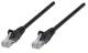 Intellinet 739795 Premium network cable, Cat6, S/FTP 100% copper, Cat6 certified, LS0H, RJ45 plug/RJ45 plug, 0.25 m, black