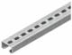 Niedax 2986/600FKL anchor rail C-profile slotted 18mm 40x22x600mm perforated steel