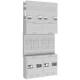 ABN EZ27840 Zählerplatz eHZ 4Z mit HS/OKK 5p. BxH: 500x1050 mm