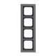 Busch Jaeger 2CKA001754A4686 1724-270 cover frame platinum Busch-axcent frame Busch-axcent