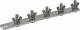 Dehn + Soehne 466192 DEHN grounding busbar St / tZn, Erdungsleit. m.Schrauben M10x35
