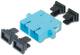 DIGITUS SC / SC Duplex Coupler color aqua Zirconia Ceramic Sleeve Plastic housing Multimode,inc.fixing material