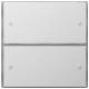 GIRA 2022112 Tastsensor 3 Basis 2-fach KNX Flächenschalter Reinweiß