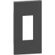 Legrand KG07M2 BTicino LivingNow 2M cover for RJ11 and RJ45 inserts Black
