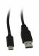 Kabel USB, C(St) => A(St), 1,0m, USB3.1, schwarz, 10G/3A, Gen 2, Synergy 21,