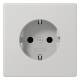 Jung LS1520NLG SCHUKO Steckdose ohne Kralle lichtgrau