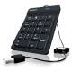 KEYSONIC 22084 Nummernblock-TAS, Silikon, USB, BK, ACK-118BK