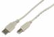 USB-Kabel McPower, 2.0, A-Stecker > B-Stecker, 1,8m, grau