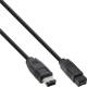 InLine FireWire cable 6-pin/9-pin male/female 1m