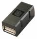 Telegärtner 100007534 Telegaertner J80029A0011 STX USB coupler, black ff type AB
