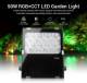 Synergy 21 LED panel spotlight 50W RGB-WW (RGB-CCT) IP65 230V *Milight/Miboxer*