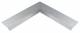 Hager AKBI1500401 Blind cover inner corner L800mm 45° sheet steel for AK150x40mm