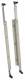 HAGER UZ83S1 SaS support universN 185mm, 3-pole