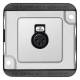 Merten 460860 audio jack, silver PANZER