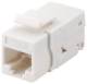 Goobay 95742 Keystone Modul RJ45 CAT 6, UTP, 250 MHz, 16,2 mm breit, Klemmleiste für LSA Montage (werkzeugfrei), Snap-In-System