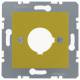 Berker 143207 Central plate for D = 22.5 mm 1432 07, K.1 yellow for signaling and control devices