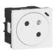 Legrand 077148L Link Steckdose F/B Std antibakteriell bel. erh. Ber. Mosaic ultraweiß