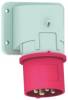 Bals 2663 panel-mounted connector 32 A 4p 400 V 6h IP44 red W x H x D: 139 x 90 x 86 mm