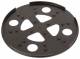 Dehn + Soehne 102060 Dehn ULPKSD280SW base plate plastic D 280mm black.