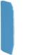 Hager KWE15B End plate for KYA10NH2 color: blue