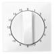 Merten 567419 Central plate for timer. 15min polar white glossy system M