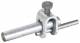 Dehn + Soehne 380020 Dehn rod clamp St / tZn, for Rd 8-10/16 mm