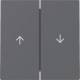 Gira 329428 toggle switch 2-way arrow System 55 anthracite