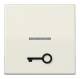 Jung AS591T1KO5 Rocker with abtastbarem door icon, AS 591 T1Ko5 white
