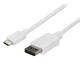STARTECH.COM 6 ft. 1.8 m USB C to DisplayPort Cable - 4K 60Hz - White