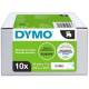 DYMO D1 polyester tape value pack 12mmx7.0m bw->wß 10pcs