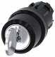 Siemens 3SU10004BM010AA0 key switch RONIS 22mm round trigger: O