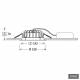 Lts Licht und Leuchten 641460 LTS VTFS-R 101.827 Einbau-Downlight LED 15W 780lm D158 sw