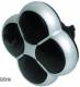 Moeller 279411 EATON M22-D4-S Drucktaste 4fach tastend titan Ring 