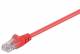 Goobay 68344 CAT 5e patch cable, U/UTP, red - CCA copper mixture