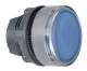Schneider Electric ZB5AA68C0 Schneider illuminated pushbutton, front, momentary, for insert label, blue