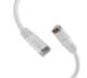 Patchkabel RJ45, CAT6 250Mhz, 3m weiss, UTP(U/UTP) PVC, CCA,