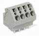 WAGO 745-3104 Terminal strip for circuit boards 0.08-4 mm gray