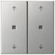 GIRA 5386600 rocker 2f arrows control system 55 stainless steel