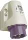 Walther-Werke 10840 Walther NORVO Gerätestecker 16A 3P 24V 0h IP44 Kabeleinf. 1 oben