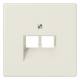 Jung LS969-2UA Abdeckung für IAE/UAE 2x8polig weiß