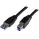 StarTech.com 5m 15 ft Active USB 3.0 USB-A to USB-B Cable - M/M - USB A to B Cable