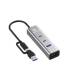 GrauGear G-HUB2A2C1-PD 4-Port USB HUB + PD Supports 2x USB-C 2x USB-A