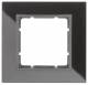 Berker 10116616 glass frame 1-fold B.7 glass black