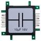 ALLNET Brick'R'knowledge capacitor 10µF 16V
