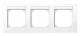 Merten 514325 M-PLAN frame 3f can be written on horizontally, active white, glossy