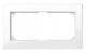 Merten 515825 M-PLAN frame 2-fold without middle bar, active white, glossy