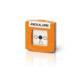 RCS Audio-Systems HMA-001 O Handmelder „Amokalarm“, Aluminiumgehäuse, orange