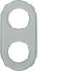 Hager WTD7200GT Glasrahmen 2fach Serie Glas klar