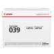 Canon 039 Original Toner Cartridge - Black - Laser - 11000 Page - 1 Pack